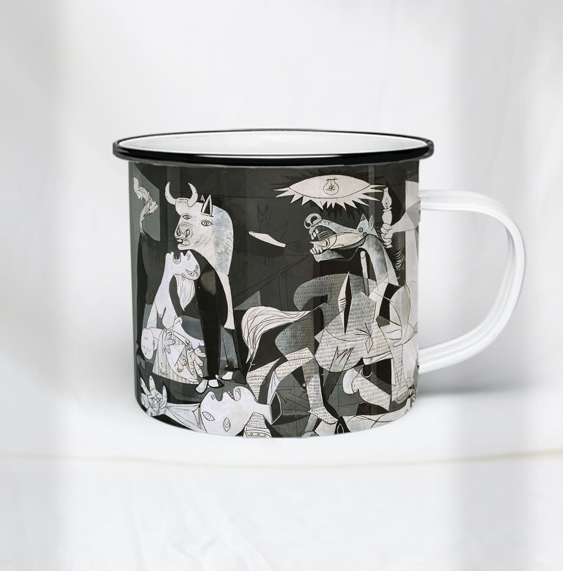 Taza de peltre Guernica