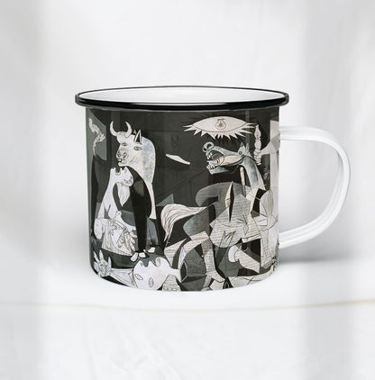 Taza de peltre Guernica