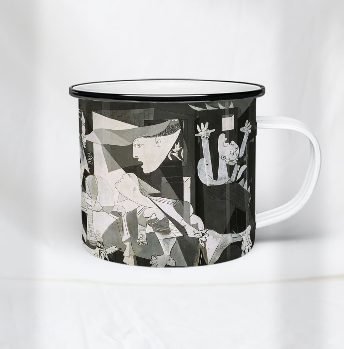 Taza de peltre Guernica