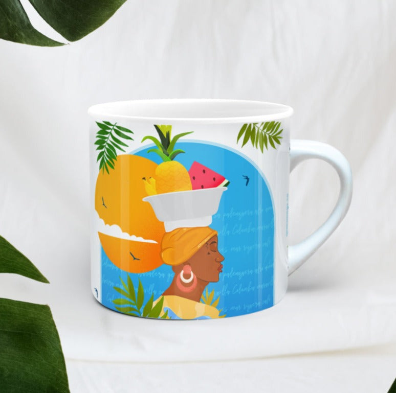 Taza de cerámica - Colombia Tierra Querida