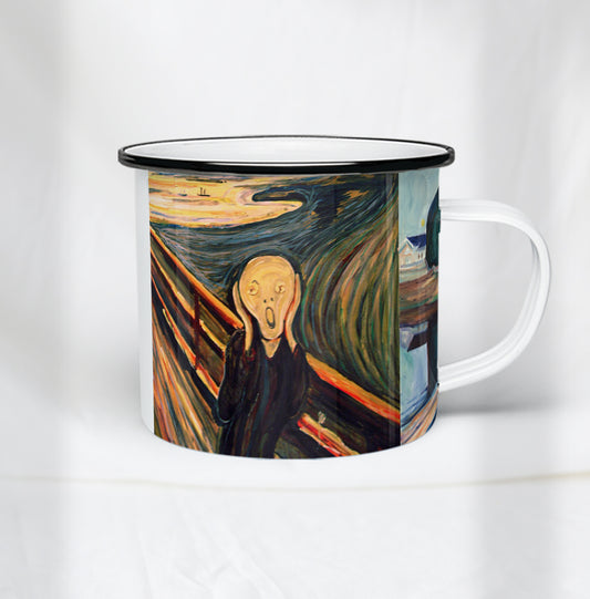 Taza de peltre EL GRITO - MUNCH