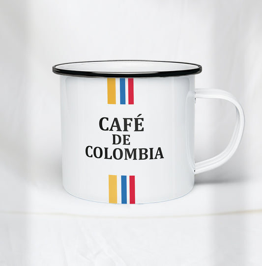 Taza de peltre Colombia Tradición