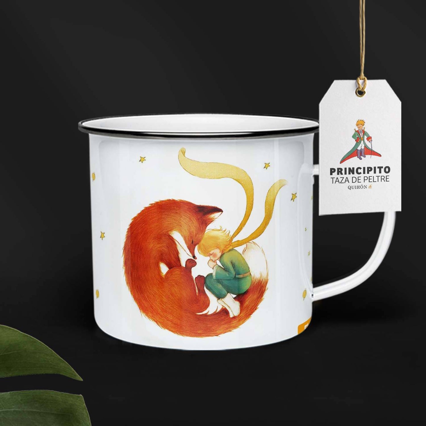 Taza de peltre Principito Amor