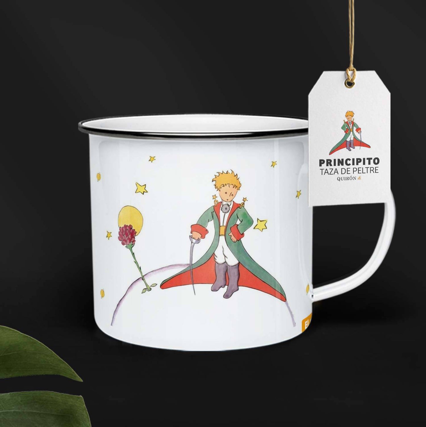 Taza de peltre Principito - El valor de ciertas cosas