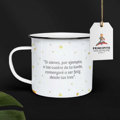 Taza de peltre Principito Amor