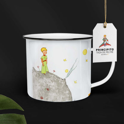 Taza de peltre Principito - Lo esencial es invisible a los ojos