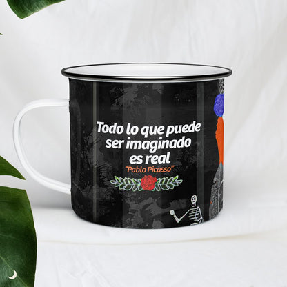 Taza de peltre Picasso