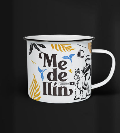 Taza de peltre Medellín