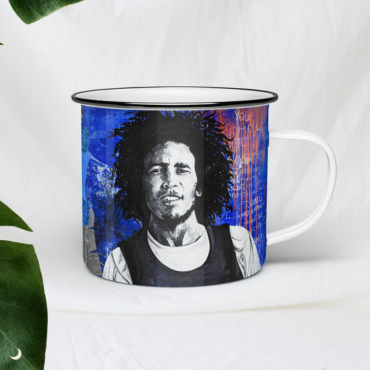 Taza de peltre Bob Marley Coffee - Moongs