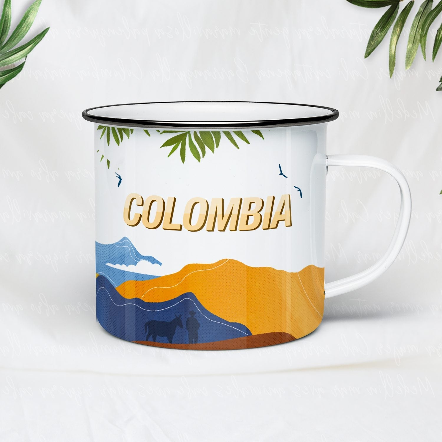 Taza de peltre Tierra cafetera - Moongs