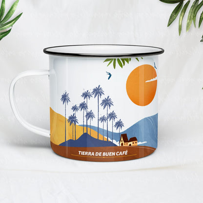 Taza de peltre Tierra cafetera - Moongs